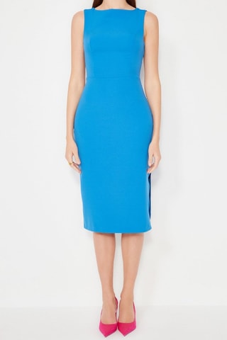 Vestido justo - Azul