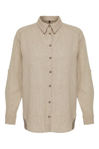 Camisa oversize - Bege