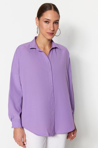 Camisa oversize - Violeta