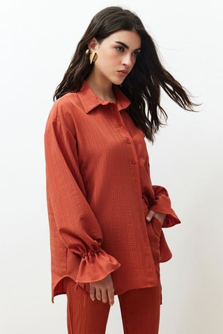 Camisa - Vermelho-tijolo