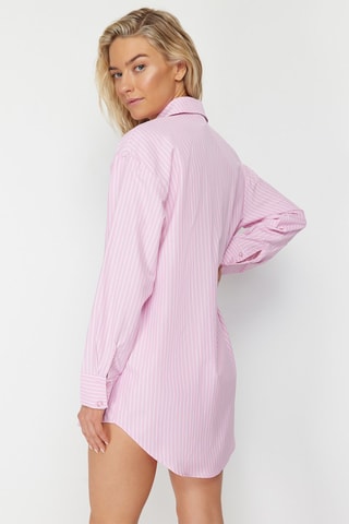 Túnica às riscas - Rosa