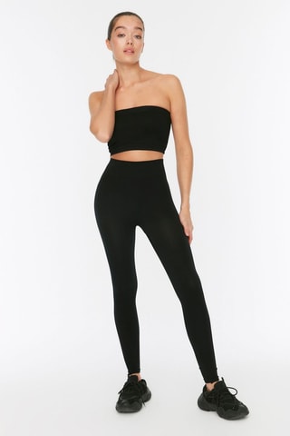 Leggings de cintura alta - Preto