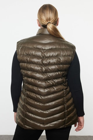 Colete acolchoado - Caqui