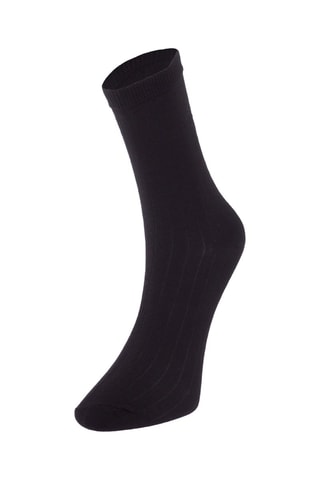 5 pares de meias - Azul-marinho e cinzento