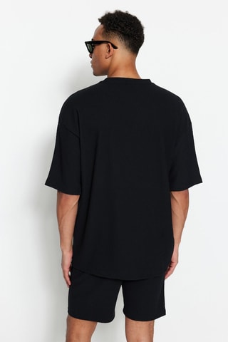T-shirt oversize - Preto