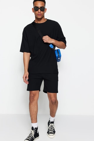 T-shirt oversize - Preto