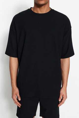 T-shirt oversize - Preto