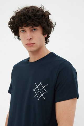 T-shirt - Azul-marinho