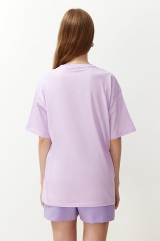 T-shirt oversize - 
Lilás