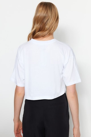 T-shirt relaxed - Branco