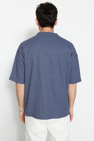 T-shirt oversize - Azul