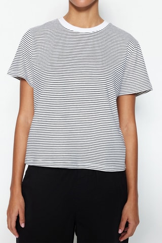 T-shirt  - Preto e branco