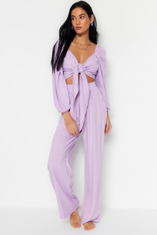 Blusa e calças - Violeta