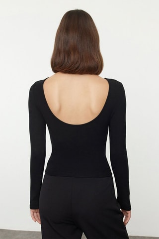 Blusa regular - Azul-marinho