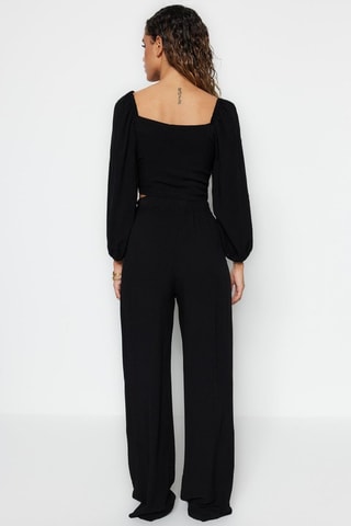 Blusa e calças - Preto