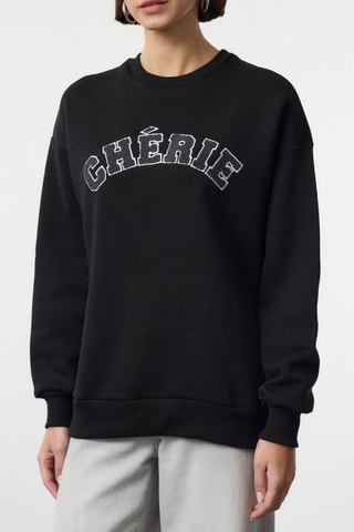 Sweat oversize - Preto