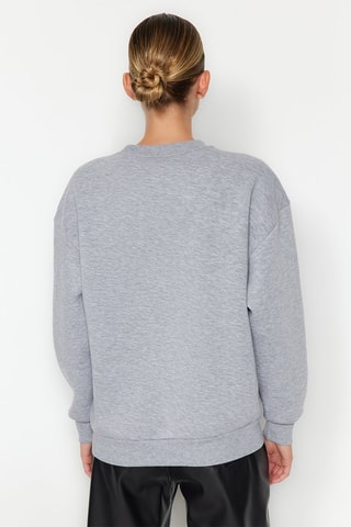 Sweat regular - Cinzento