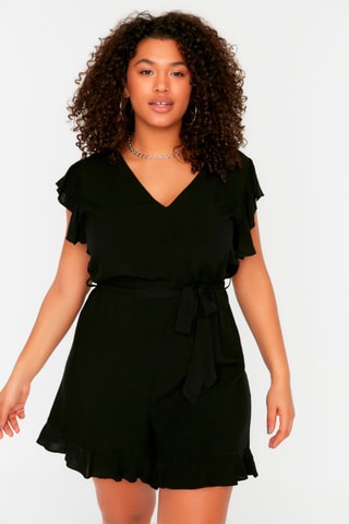 Macacão curto - Preto