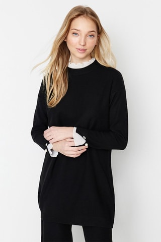 Camisola e calças - Preto