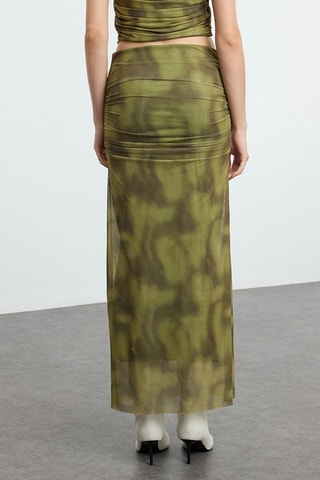 Saia comprida - Verde