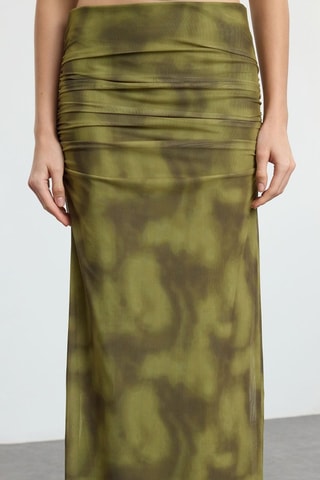 Saia comprida - Verde