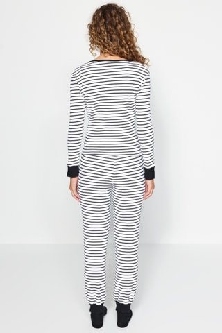 Pijama - Branco e preto