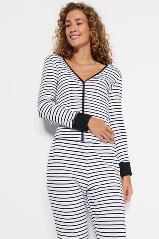 Pijama - Branco e preto