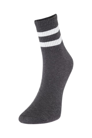 5 pares de meias - Preto