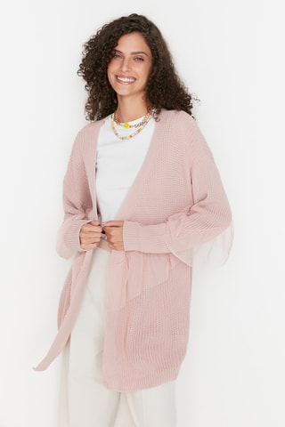 Casaco de malha - Rosa