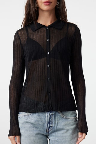 Casaco de malha - Preto