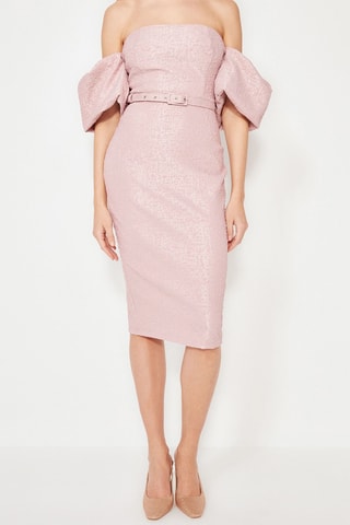 Robe fourreau - Rose pâle