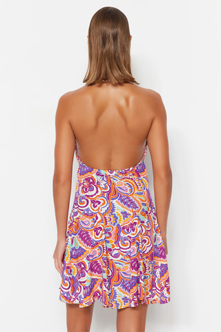 Vestido curto sem mangas - Violeta