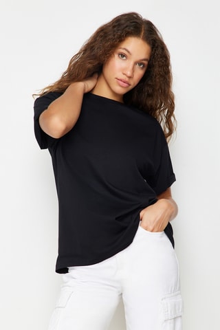 T-shirt oversize - Preto