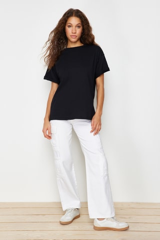 T-shirt oversize - Preto