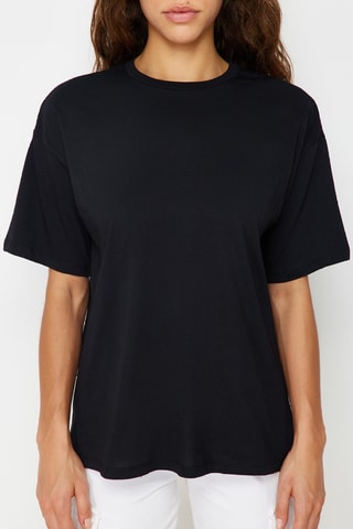 T-shirt oversize - Preto