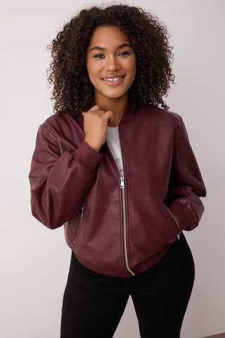 Blusão regular - Bordô