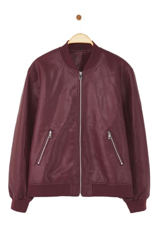 Blusão regular - Bordô