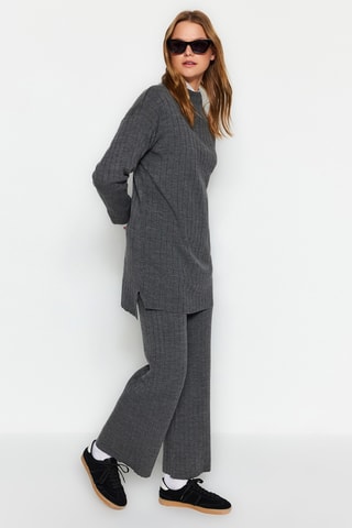 Camisola e calças - Cinzento