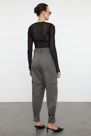 Calças cargo - Cinzento