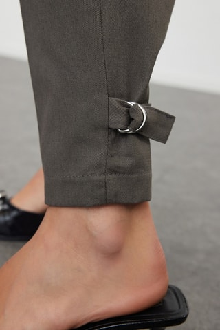 Calças cargo - Cinzento