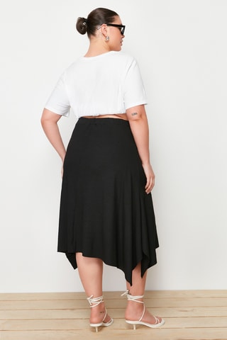 Saia assimétrica - Preto