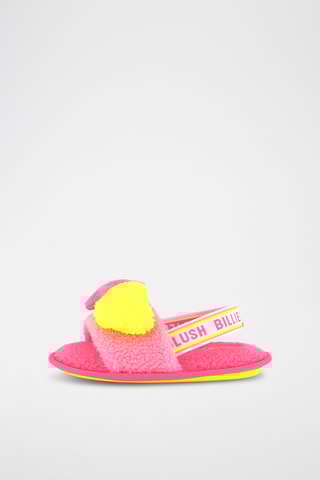 Pantofole - Rosa cipria e giallo