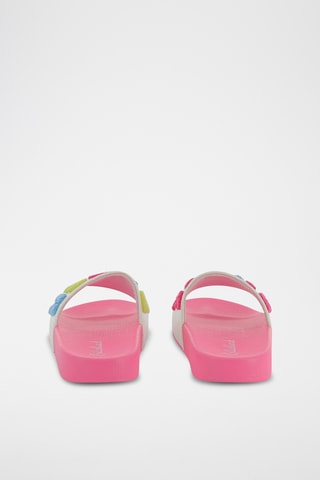 Ciabatte - Grigio e rosa