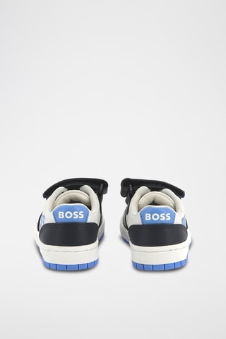 Sneakers in pelle - Navy - Boss