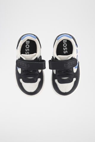 Sneakers in pelle - Navy - Boss