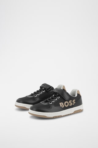 Sneakers in pelle - Nero - Boss