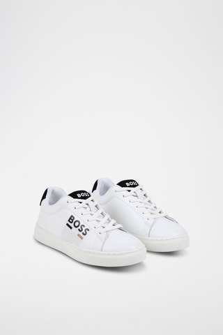 Sneakers in pelle - Nero e bianco - Boss