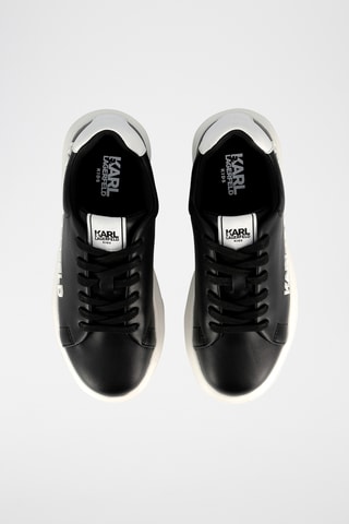 Sneakers platform in pelle - Nero - Karl Lagerfeld