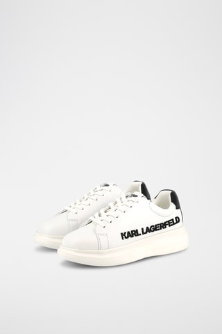 Sneakers in pelle - Bianco - Karl Lagerfeld