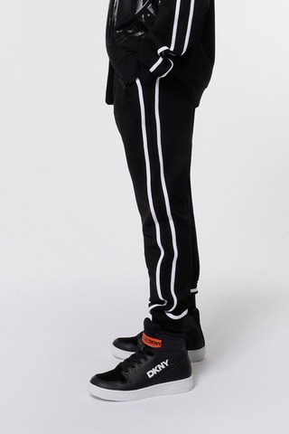 Felpa con cappuccio - Nero - DKNY